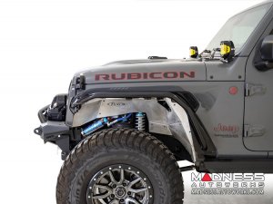 Jeep Wrangler JL Tube Fenders - Stealth Fighter - Front - w/o Turn Signal / Running Lights